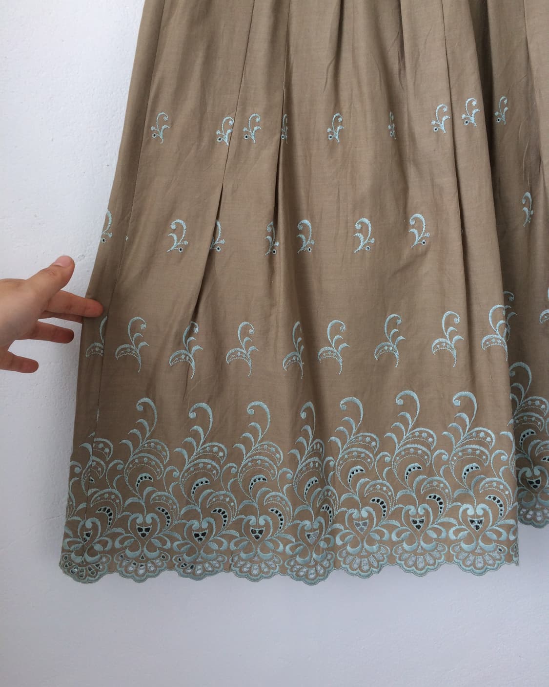 Punching embroidery pattern point pleats 상품이미지3