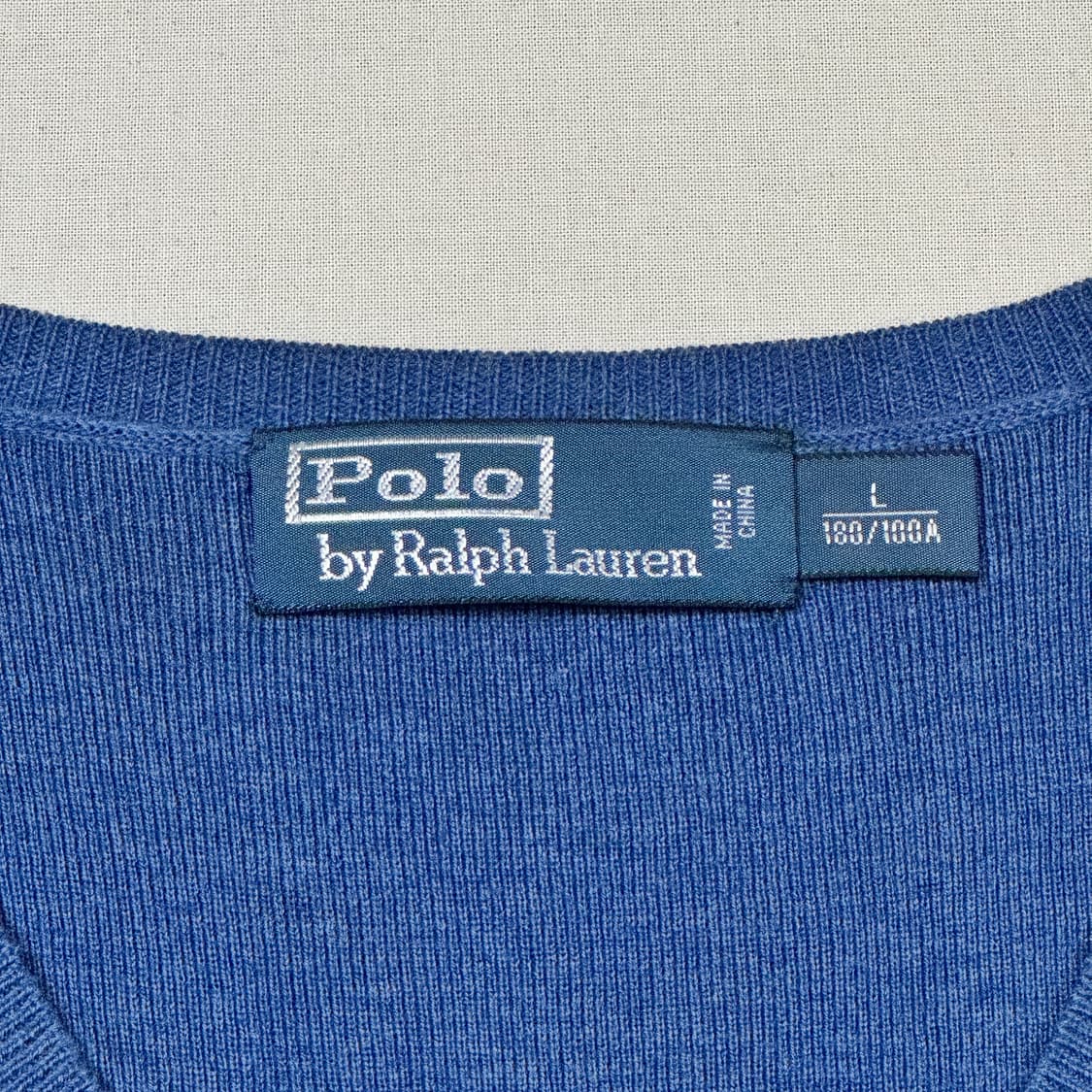 L) 폴로 랄프로렌 코튼 니트 조끼 베스트 상품이미지6