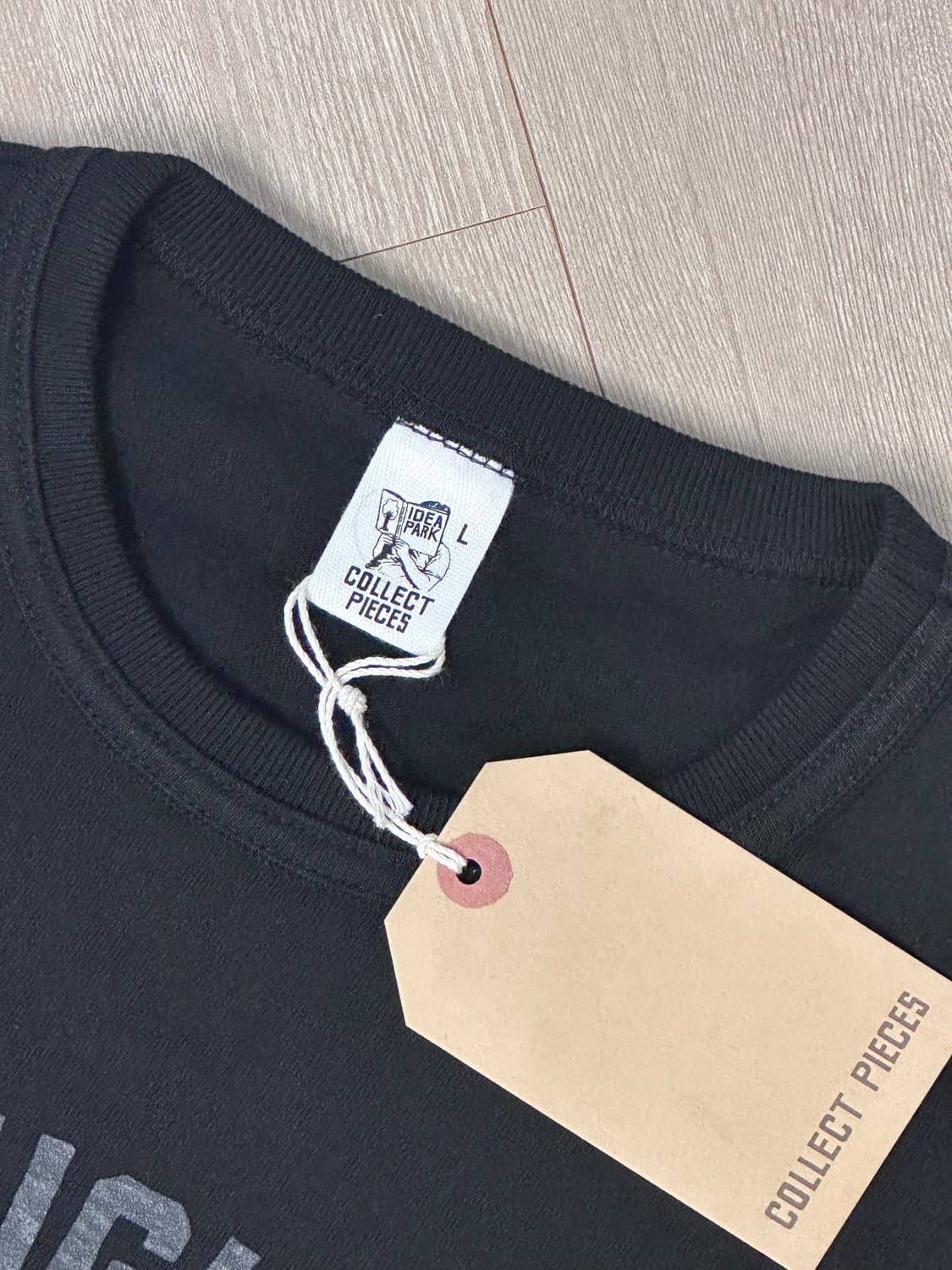 컬렉트피시스 토트 비컴 띵즈 반팔 티셔츠 블랙 L 사이즈 상품이미지2