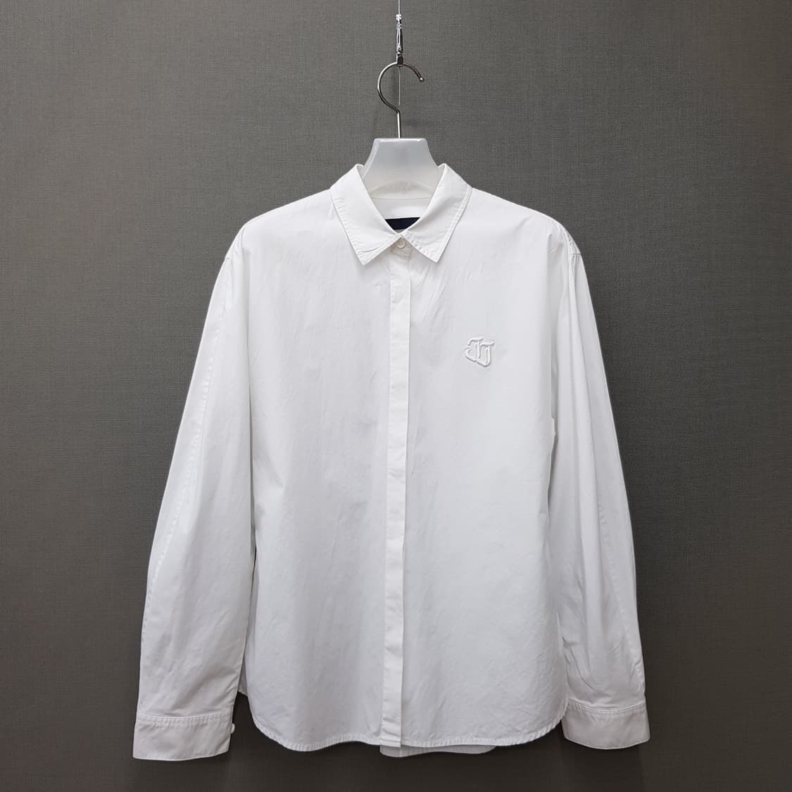 준지 JUUN.J  2021 클래식 로고 자수 코튼 셔츠 36사이즈 상품이미지1