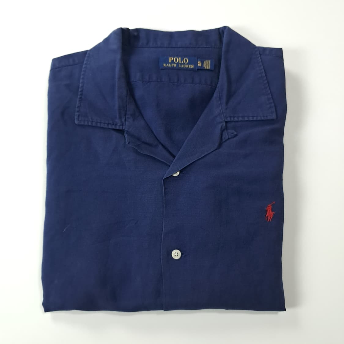 CK193 XL 폴로 린넨라이오셀 오픈칼라 네이비 반팔 셔츠 남방 상품이미지8