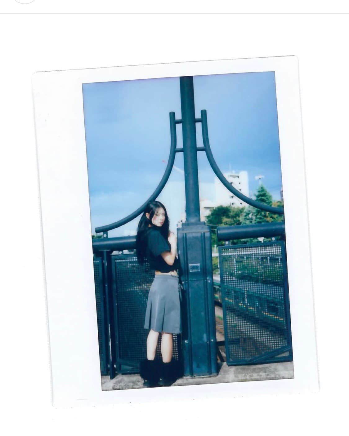 CINNAMOROLL PUNCHING WINDBREAKER BLACK 상품이미지4