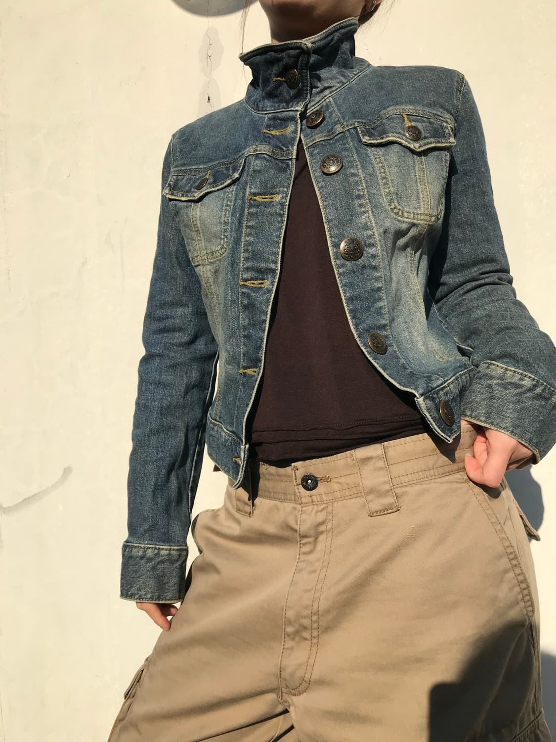 오조크 레트로 데님 자켓 상품이미지4