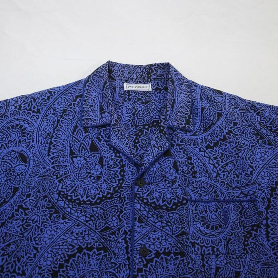 (착용컷) YSL 패턴 파자마 셔츠 (남성용 100) 상품이미지5
