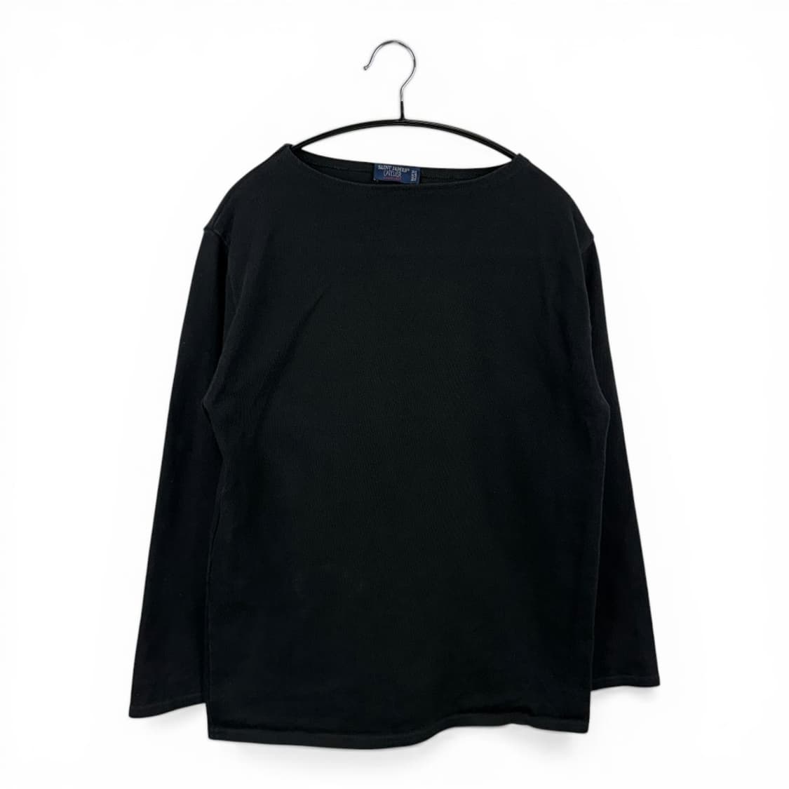 (M) 세인트 제임스 보트넥 블랙 긴팔 티 상품이미지1