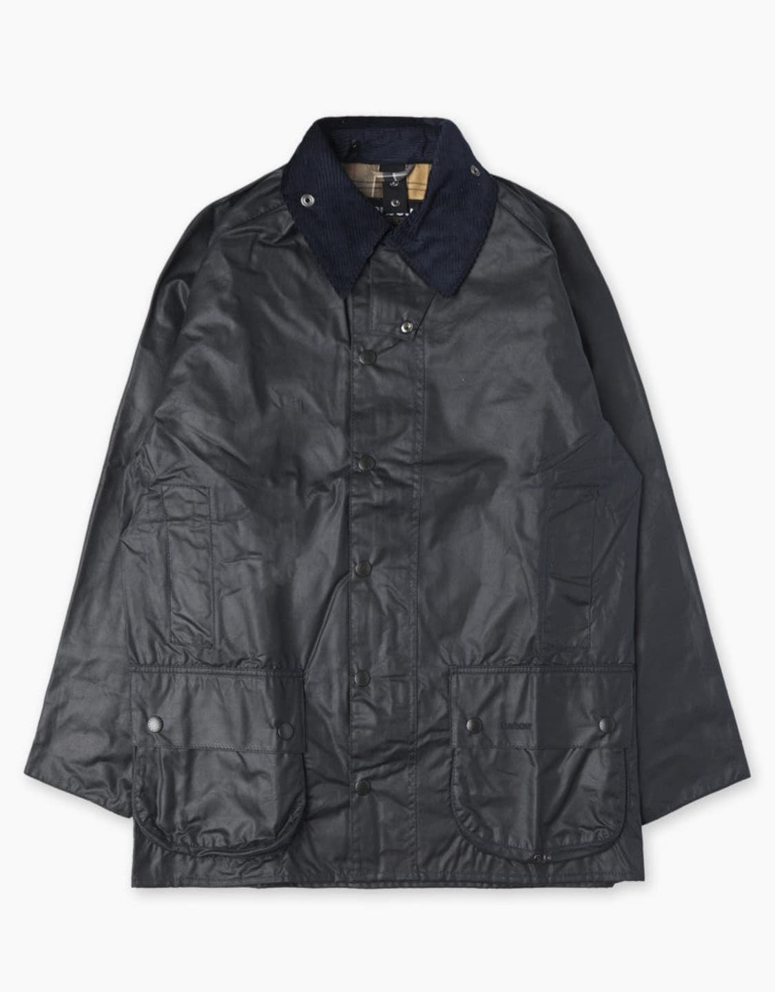 바버 뷰포트 왁스 자켓 네이비 38 상품이미지1
