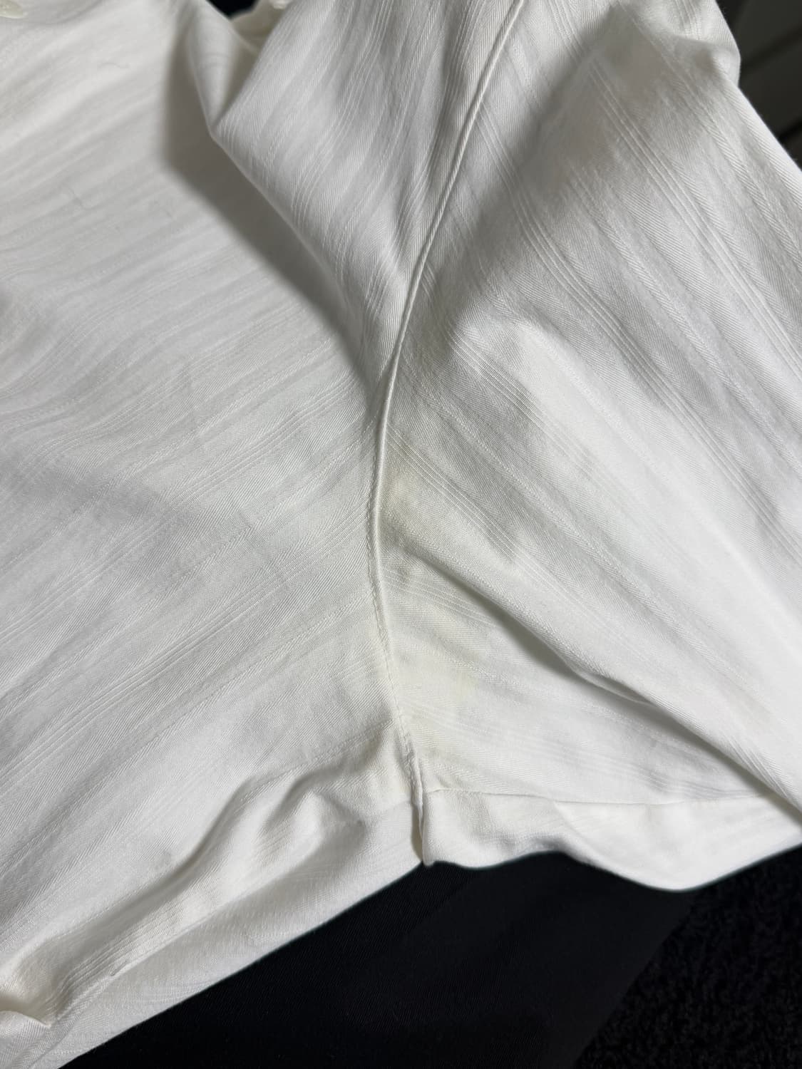 체메씨 보우 프릴 셔츠 화이트 상품이미지2