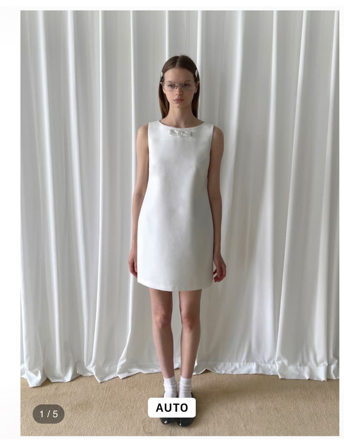 PFF Girl white sleeveless dress 원피스 드레스 상품이미지1