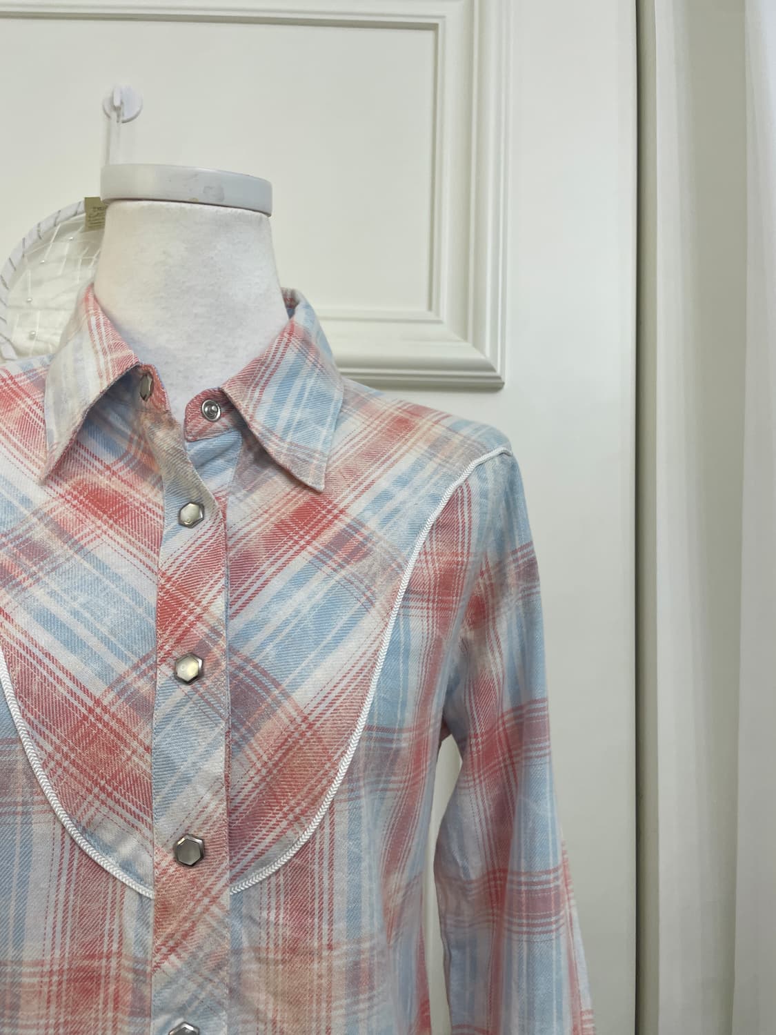 TOMMY GIRL signature check vintage shirt 상품이미지6