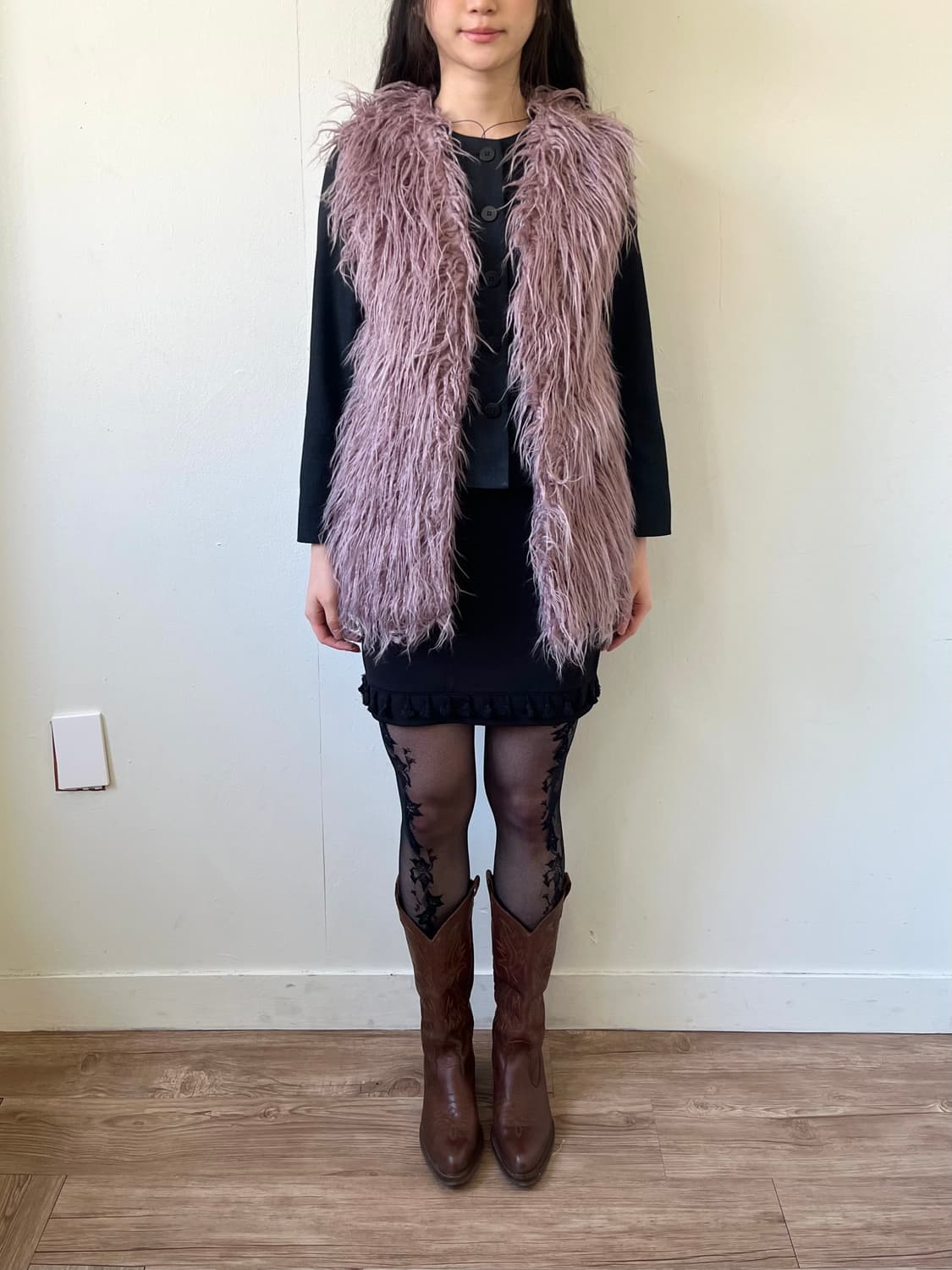 Frame 라벤더 퍼 베스트 자켓 상품이미지8