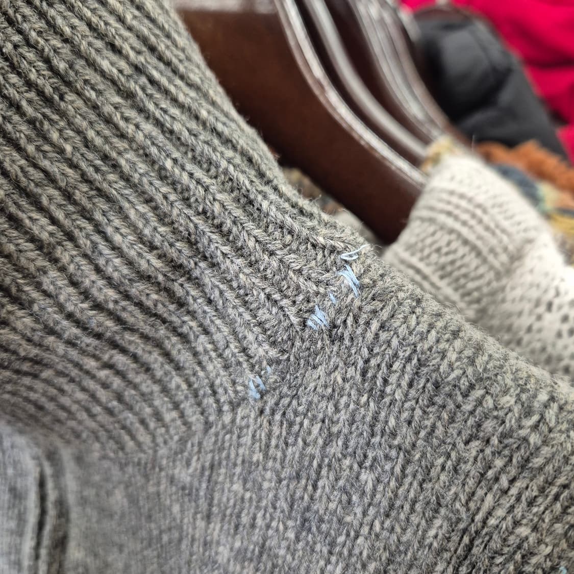 폴로 랄프로렌 램스울 하프넥 니트 L 상품이미지6