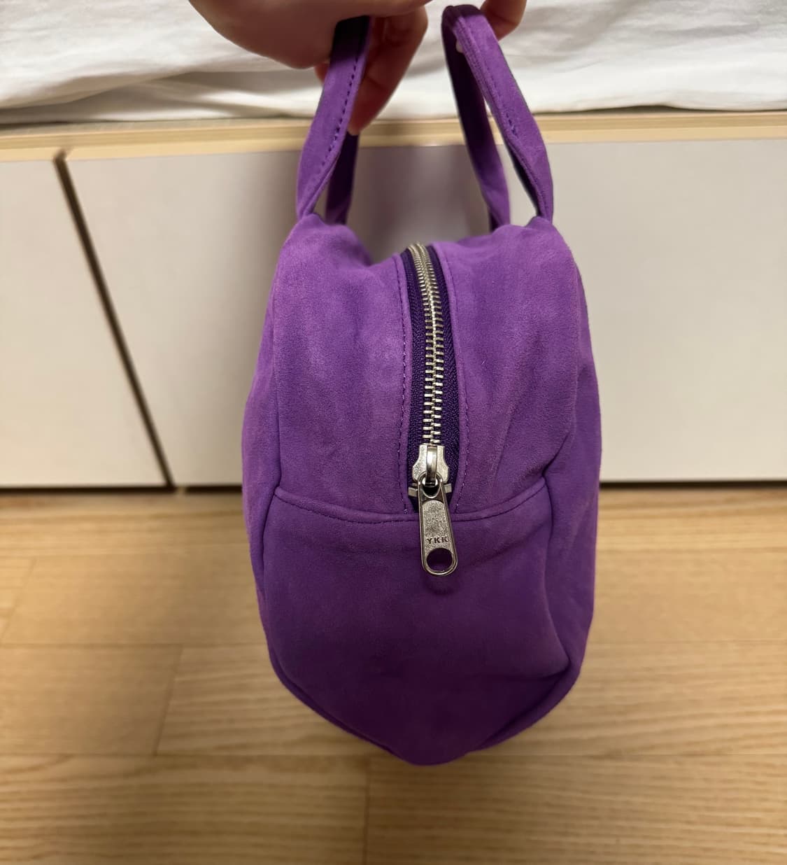 꼼데가르송 스웨이드백 퍼플 스몰  상품이미지4