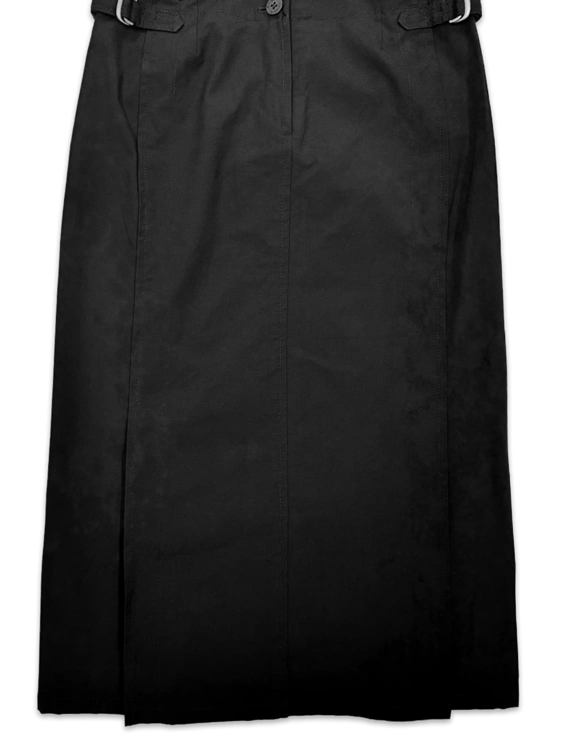 빈티지 Krizia 블랙 사이드 밸트 스트레이트 롱 스커트 상품이미지3