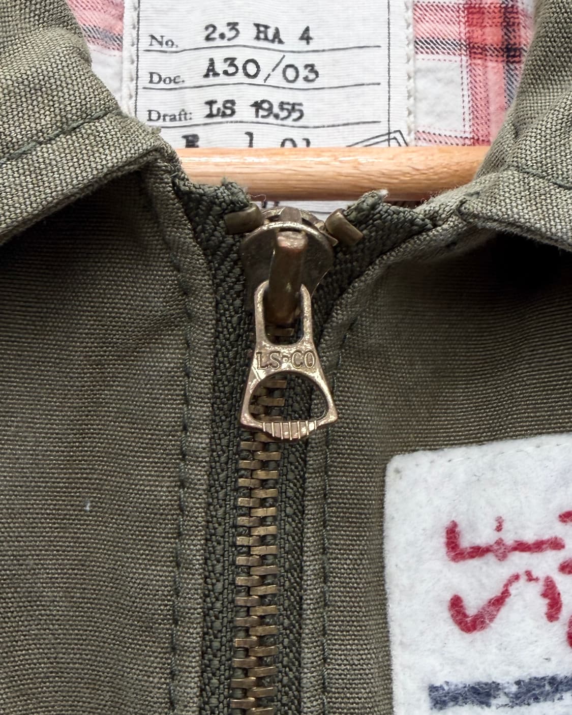 리바이스 앵커 와펜 미 해군 필드자켓 상품이미지5