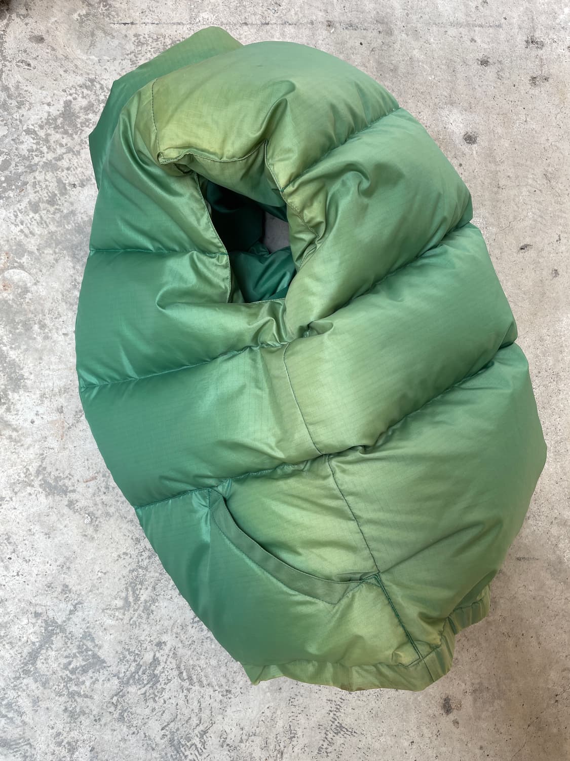 90 Cresent Down Works Faded Green Vest 상품이미지8