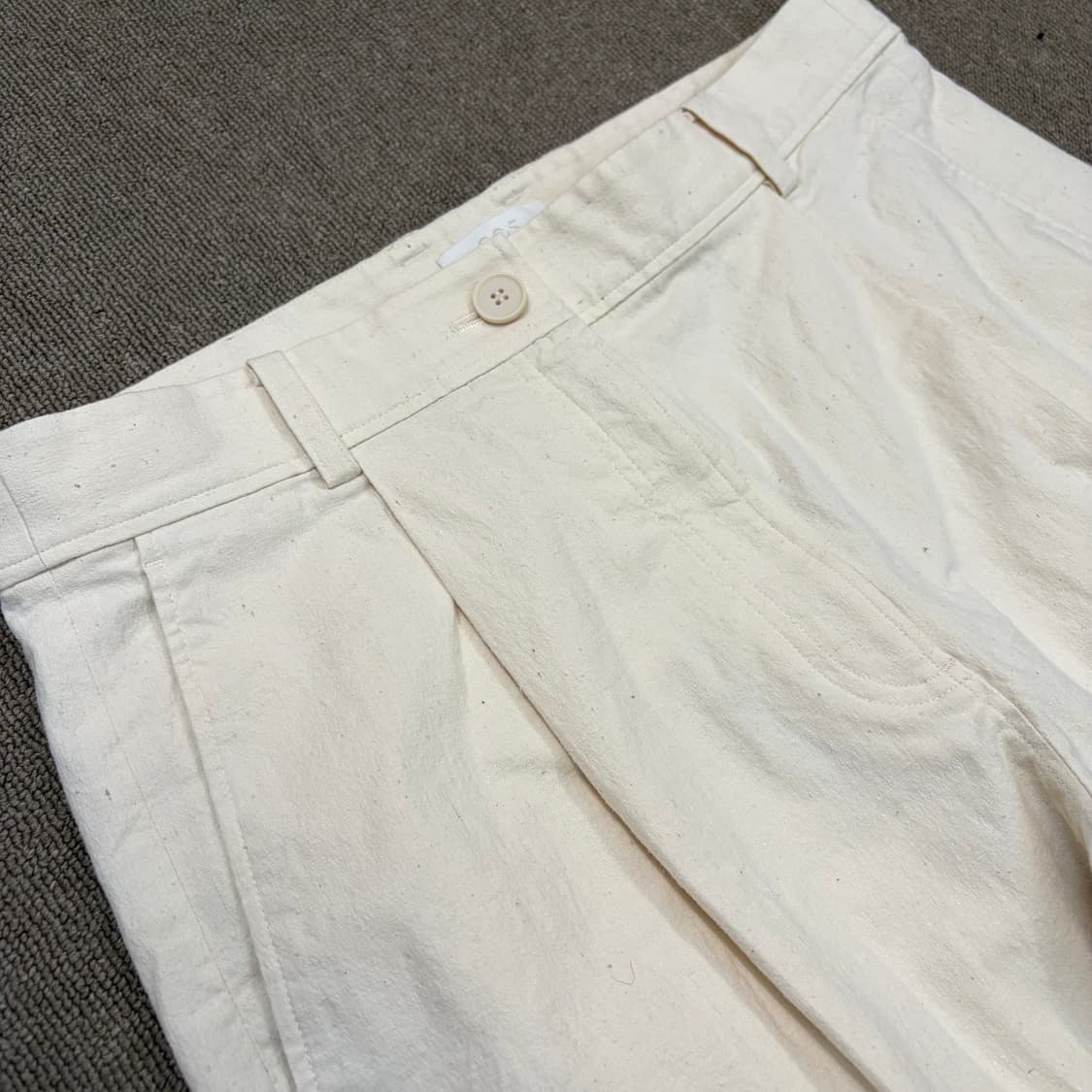 cos 코스 우먼스 린넨 턱 루즈 테이퍼드 팬츠 38 상품이미지2