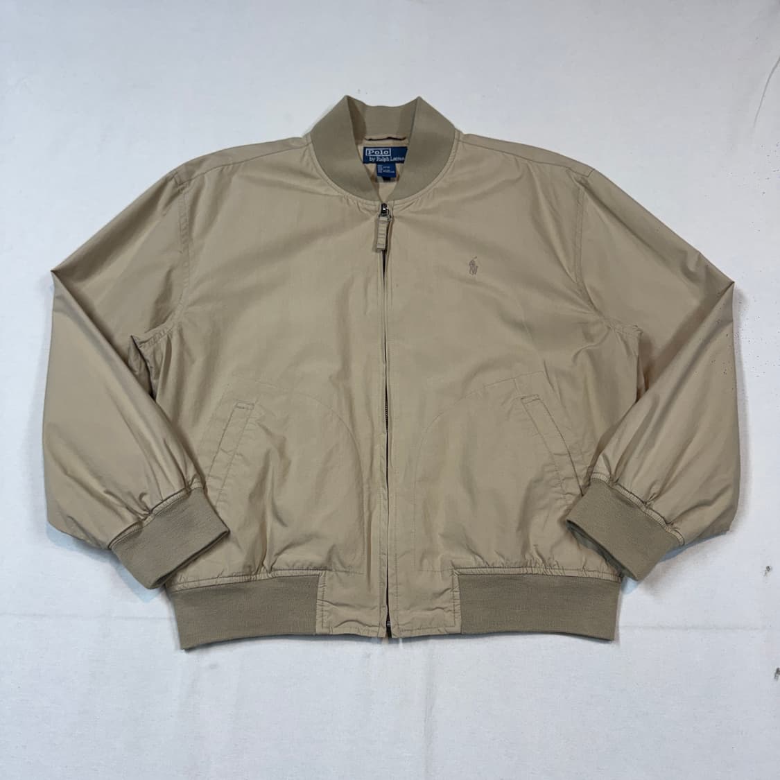 M) 폴로 랄프로렌 베이지 봄버 블루종 자켓 상품이미지1