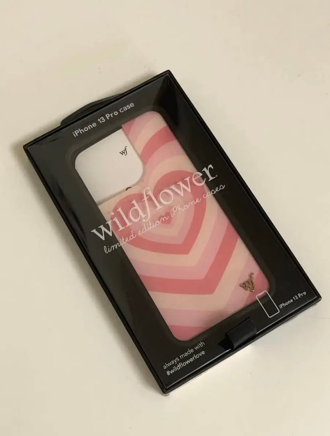 아이폰 13프로 와일드플라워 하트빔 핑크 폰케이스 상품이미지1