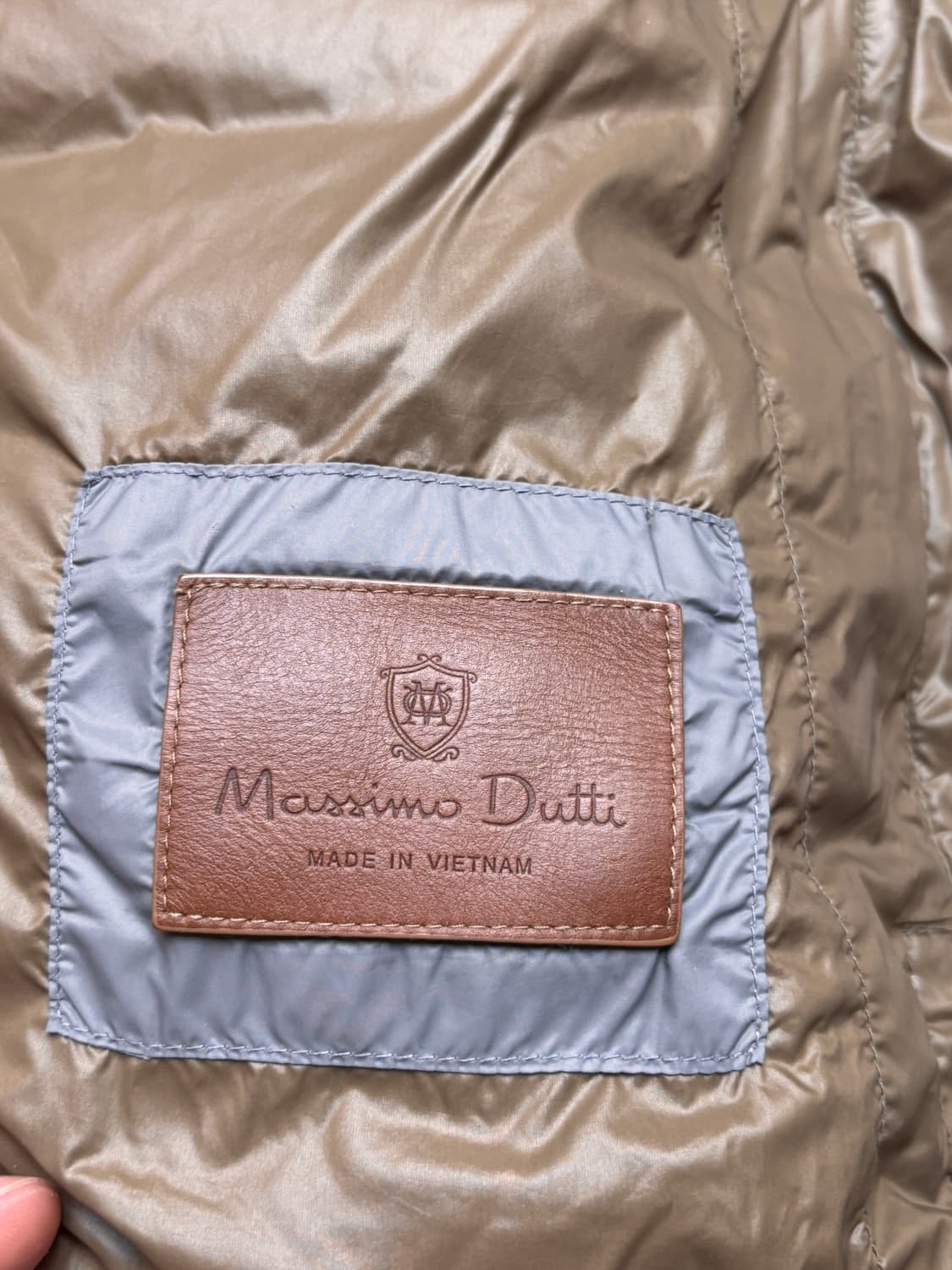 마시모두띠 다운 베스트 그레이 M 덕다운 90/10 상품이미지4