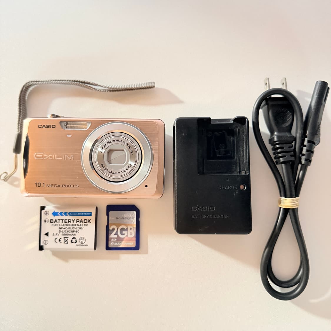 🎀미품🎀 카시오 엑슬림 ex-z270 로즈골드 빈티지디카 상품이미지8