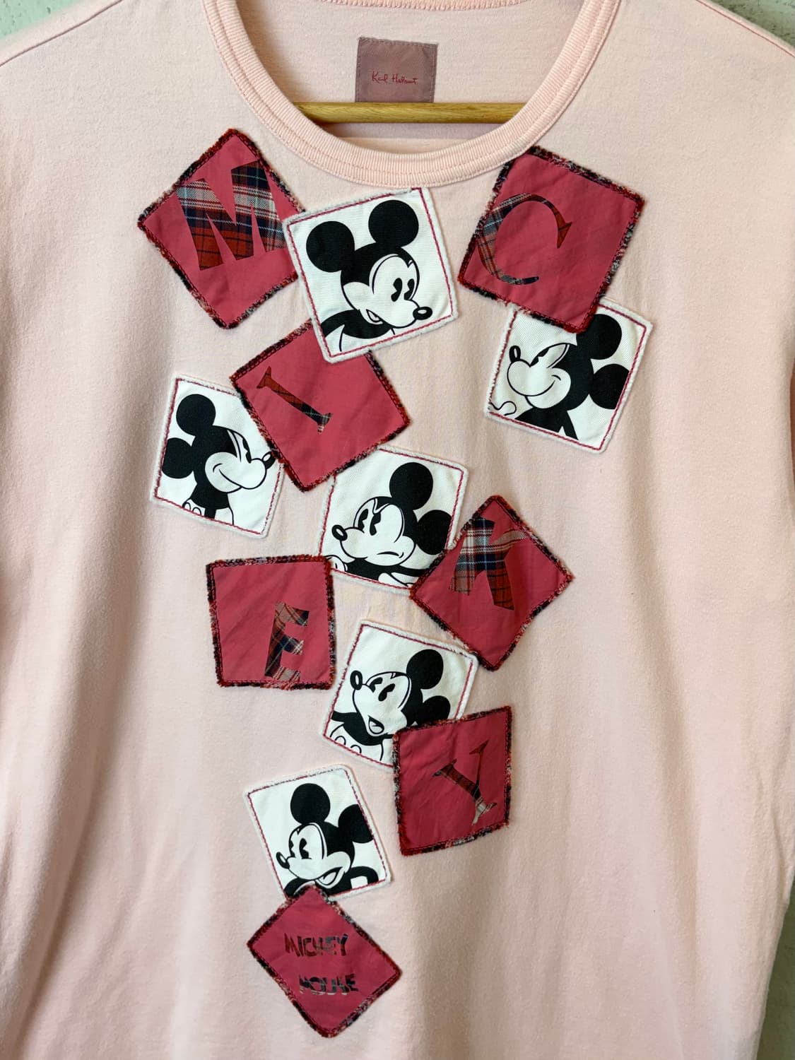 칼헬무트 디즈니 미키 패치 빈티지 반팔티 상품이미지6