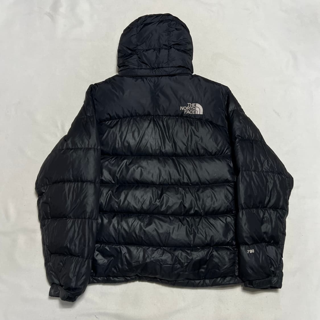 100 노스페이스 눕시 700 구스다운 블랙 패딩 상품이미지3