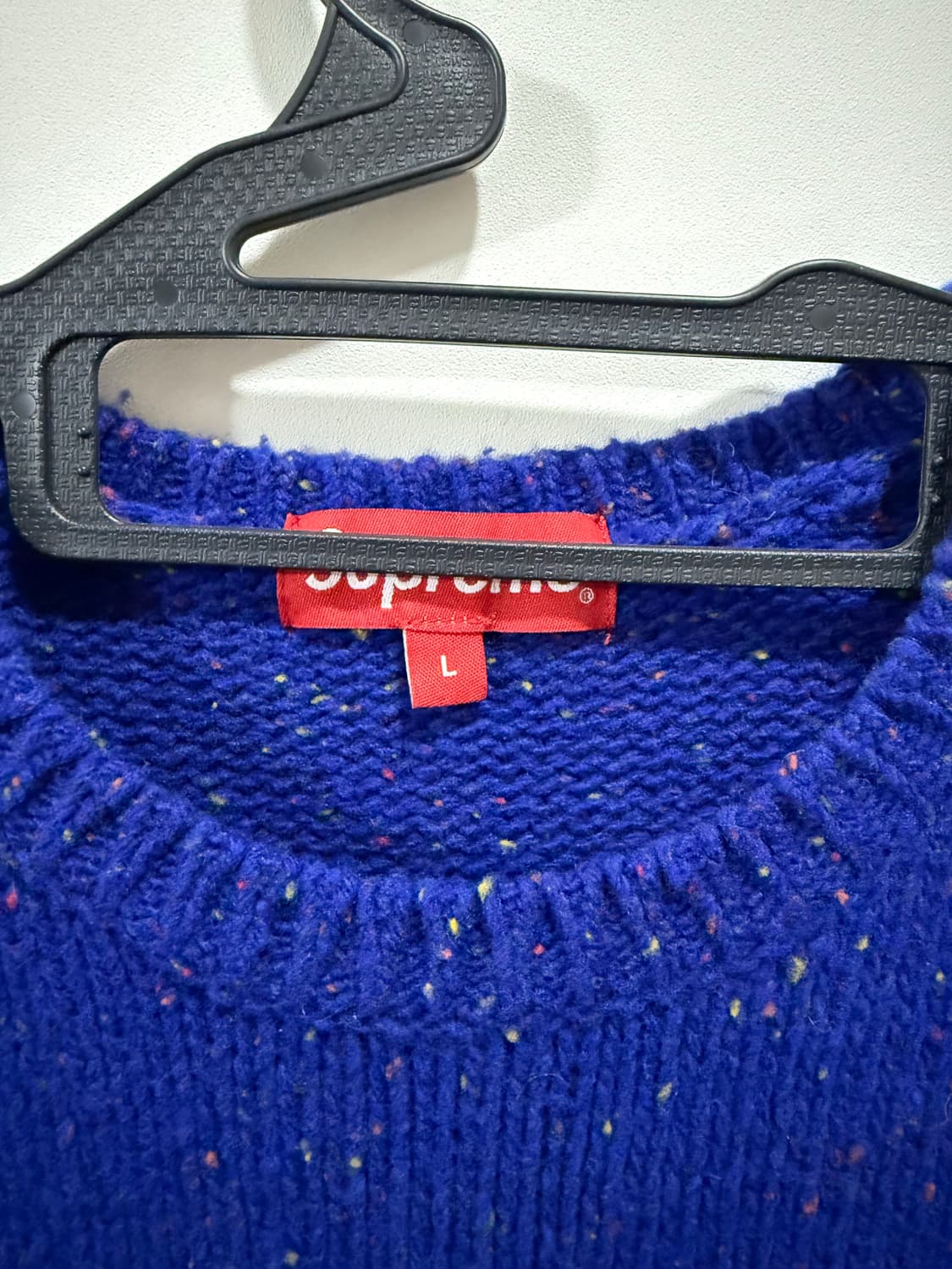 슈프림 스몰 박스 스페클 스웨터 로얄 - 22FW 상품이미지2