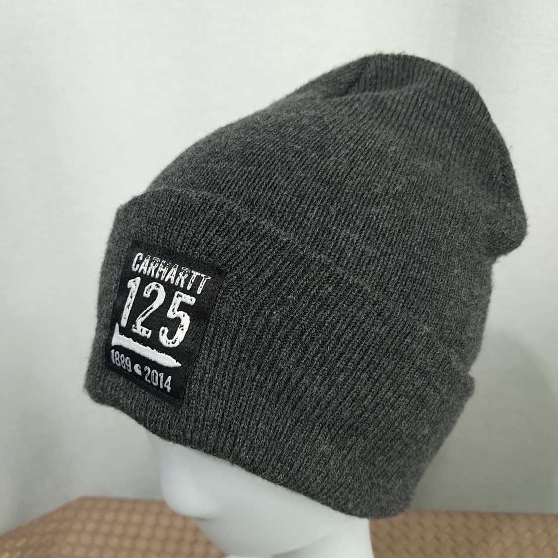 칼하트 미국판 125주년 에디션 듀얼 로고 패치 니트 비니 P2021 상품이미지1