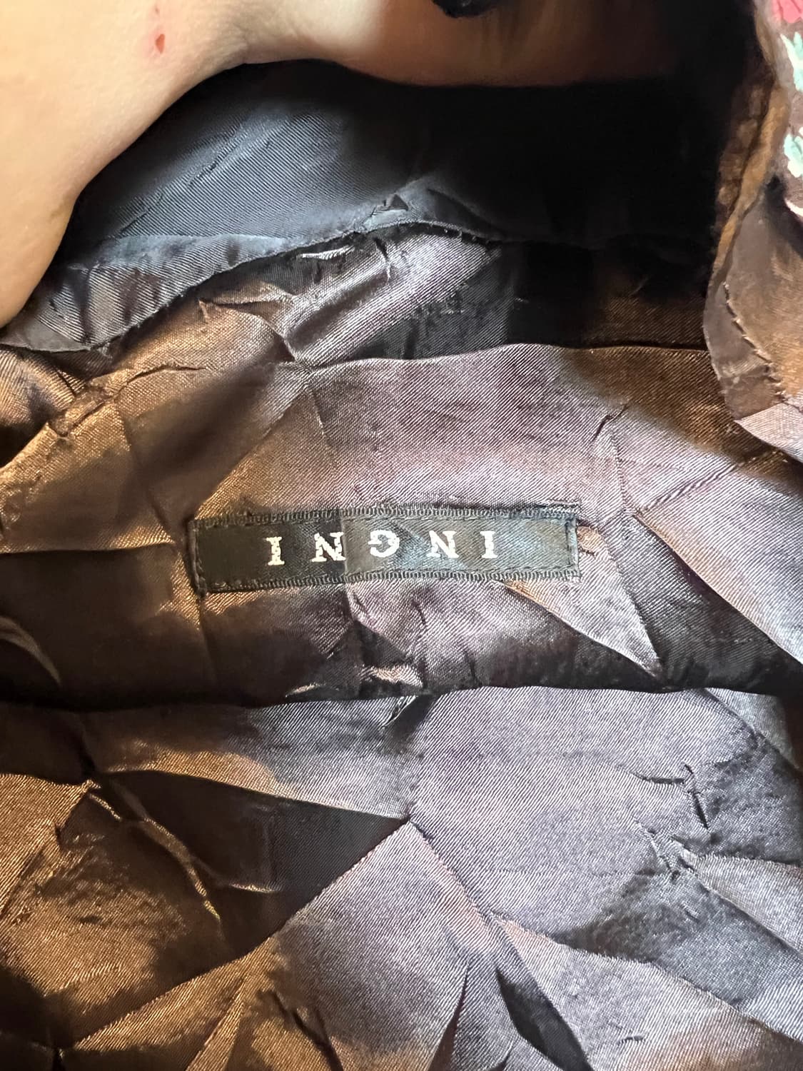 P033 INGNI 모리/러블리 꽃무늬 미니 스커트 S 상품이미지2