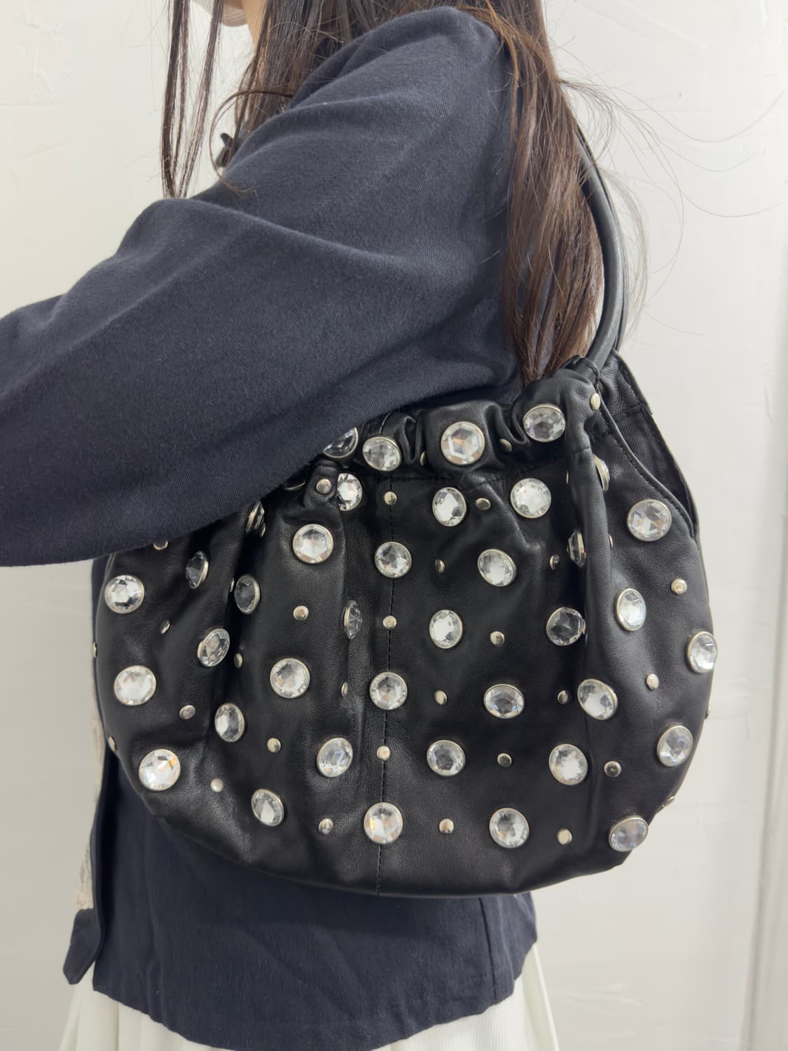 cubic leather bag 상품이미지1