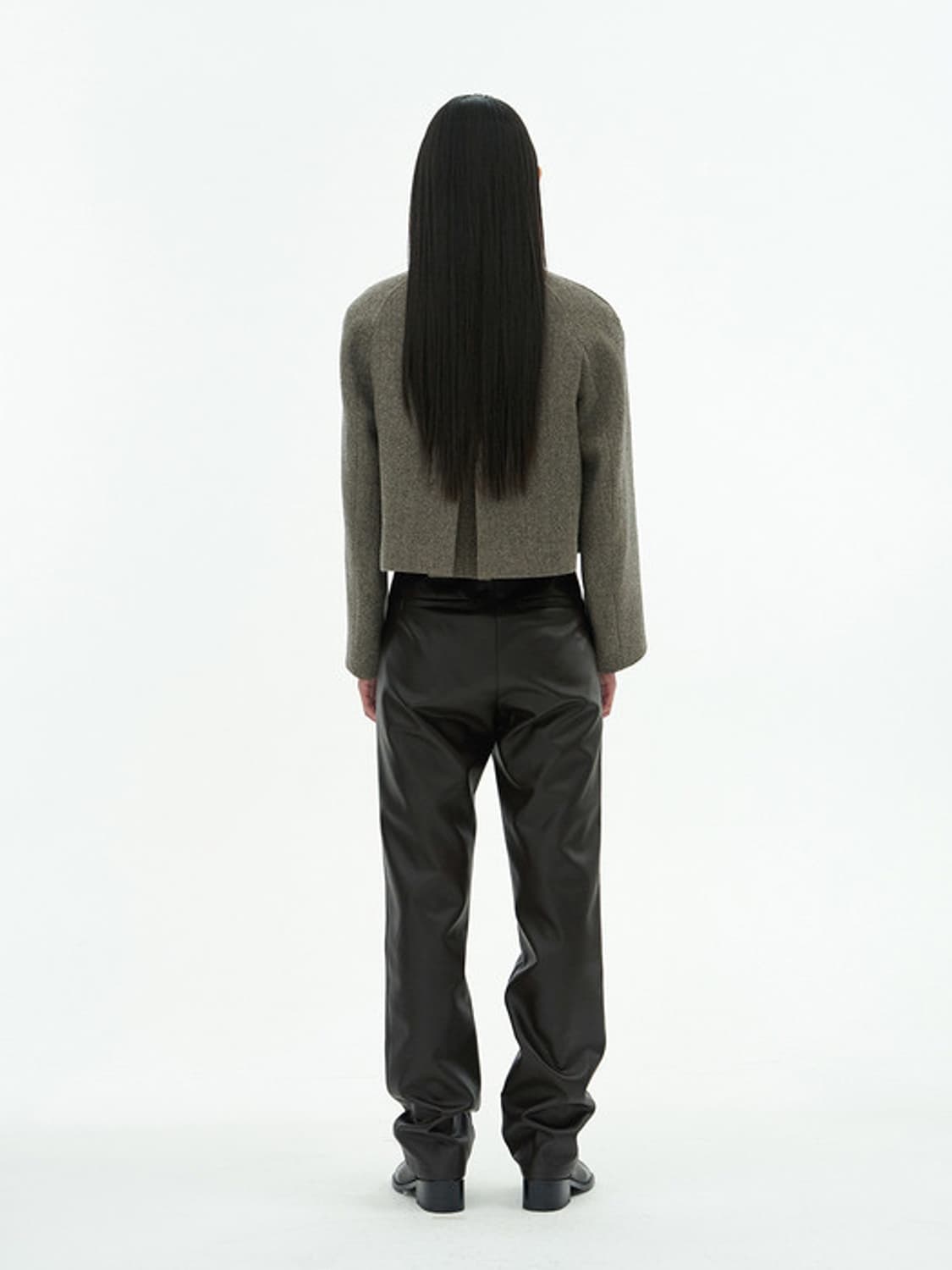 Amomento wide crop coat 0size 상품이미지2