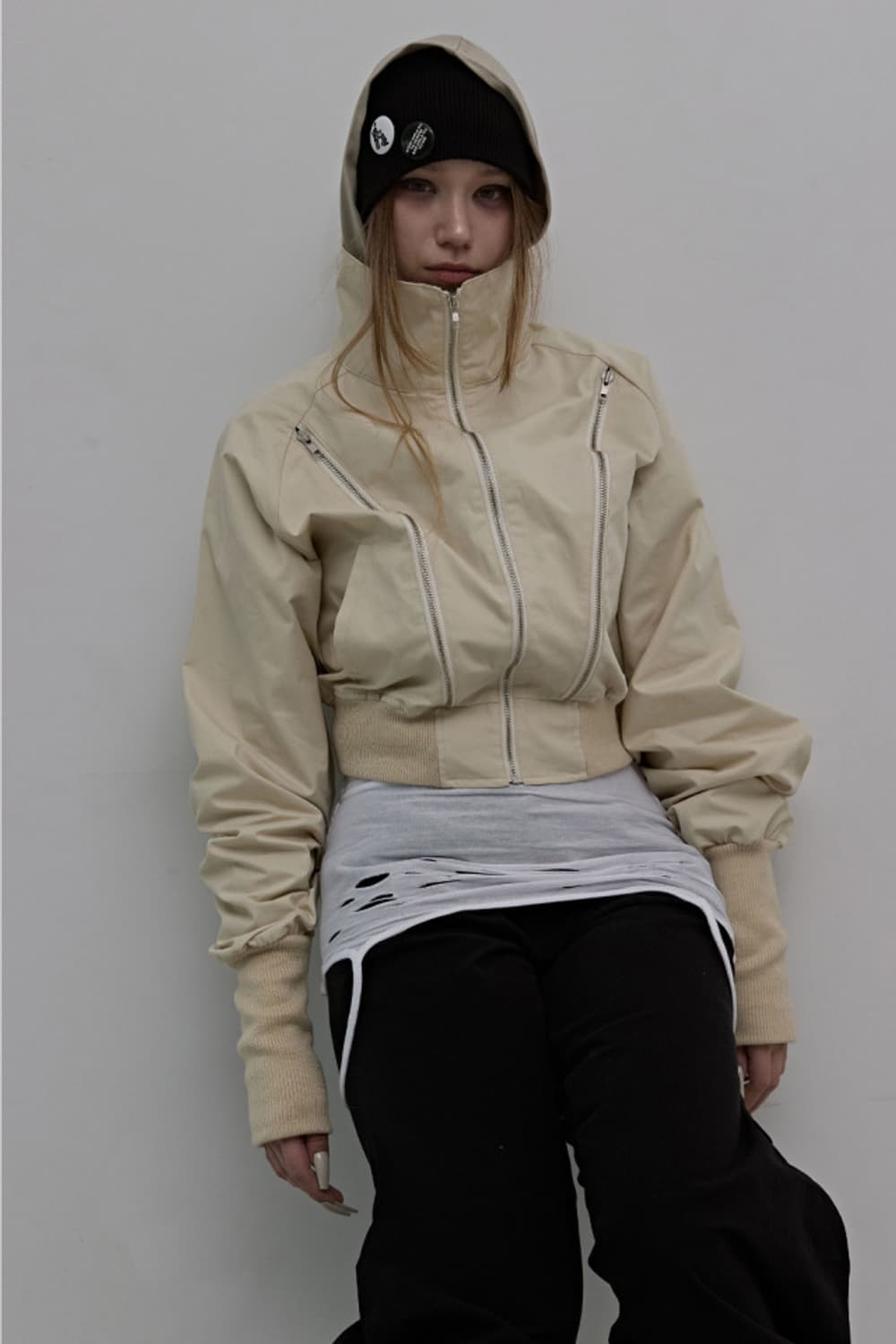 deepinblue 지퍼자켓 아이보리 새상품  상품이미지2