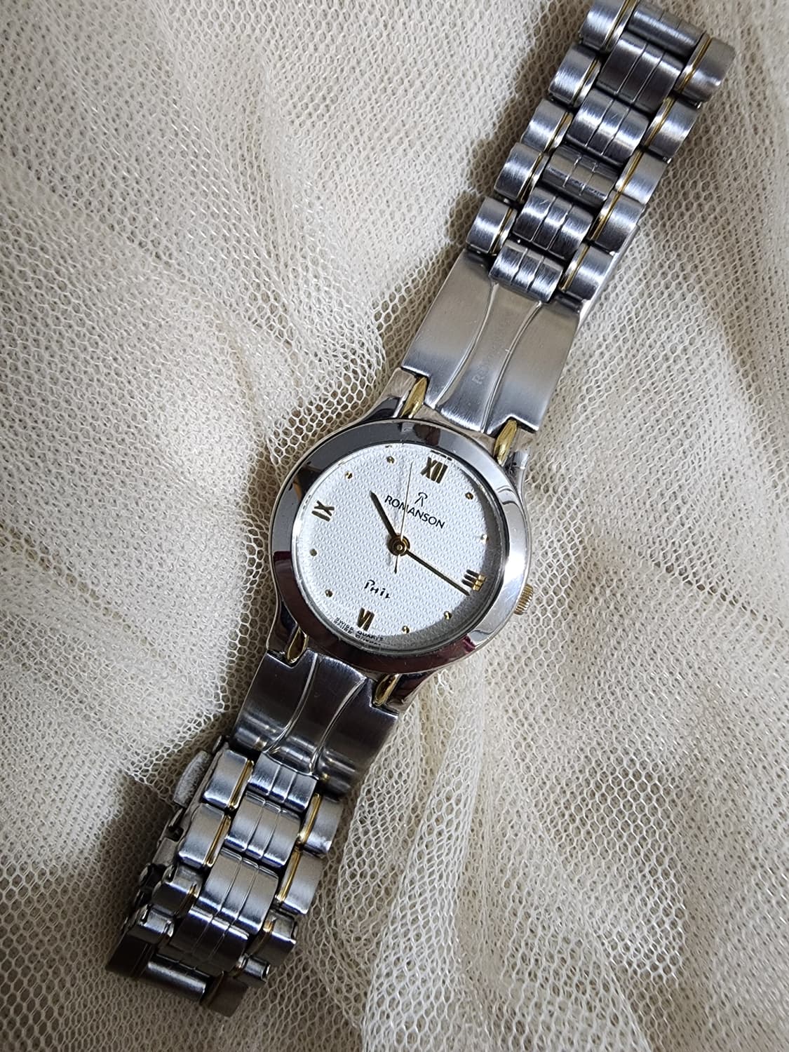 로만손 메탈 콤비 시계 여성용 상품이미지1
