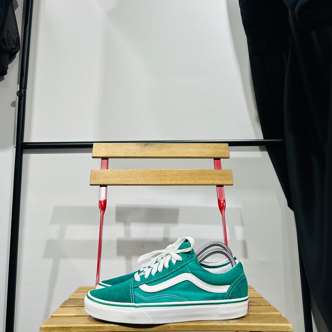 270) 반스 운동화 남성 남자 신발 올드스쿨 그린 스웨이드 상품이미지3