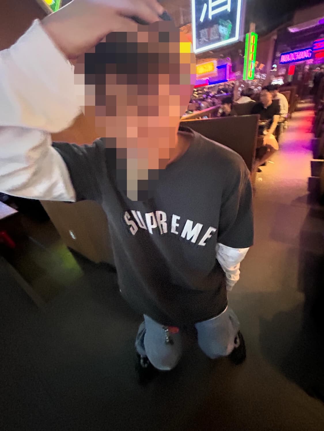 [L]Supreme Cracked Arc Top Black - 24SS 상품이미지1