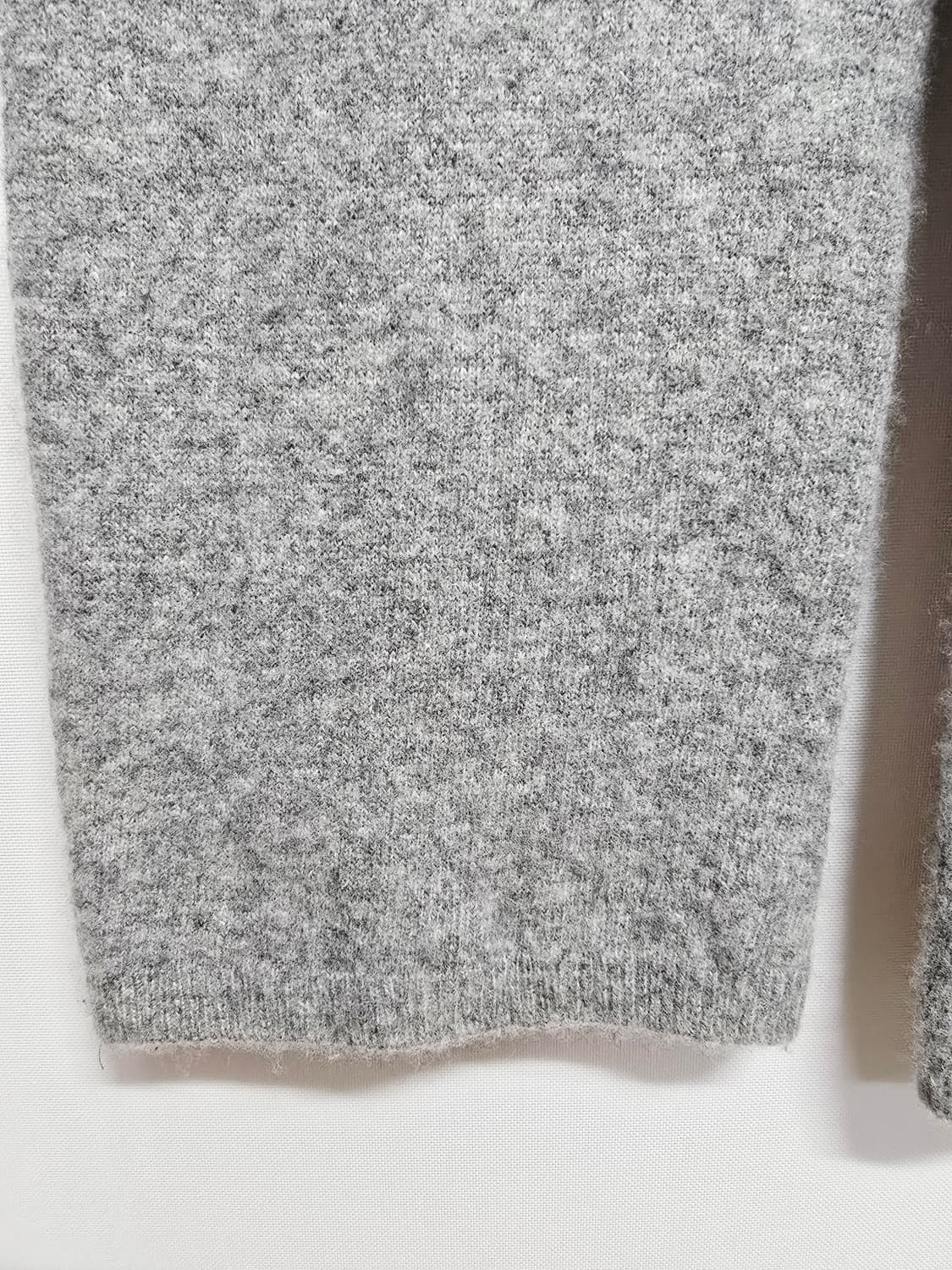 드마이어 회색 니트 홀가먼트와이드 팬츠 울캐시미어 혼방 상품이미지3