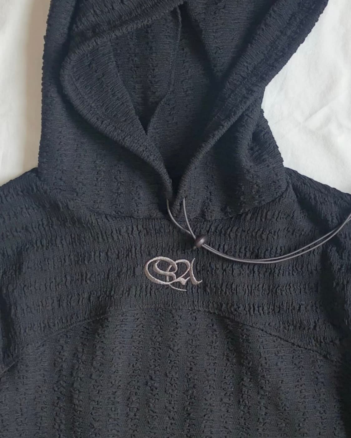 스컬프터 E-셔링 크링클 후디 긴팔티 블랙 S 상품이미지2