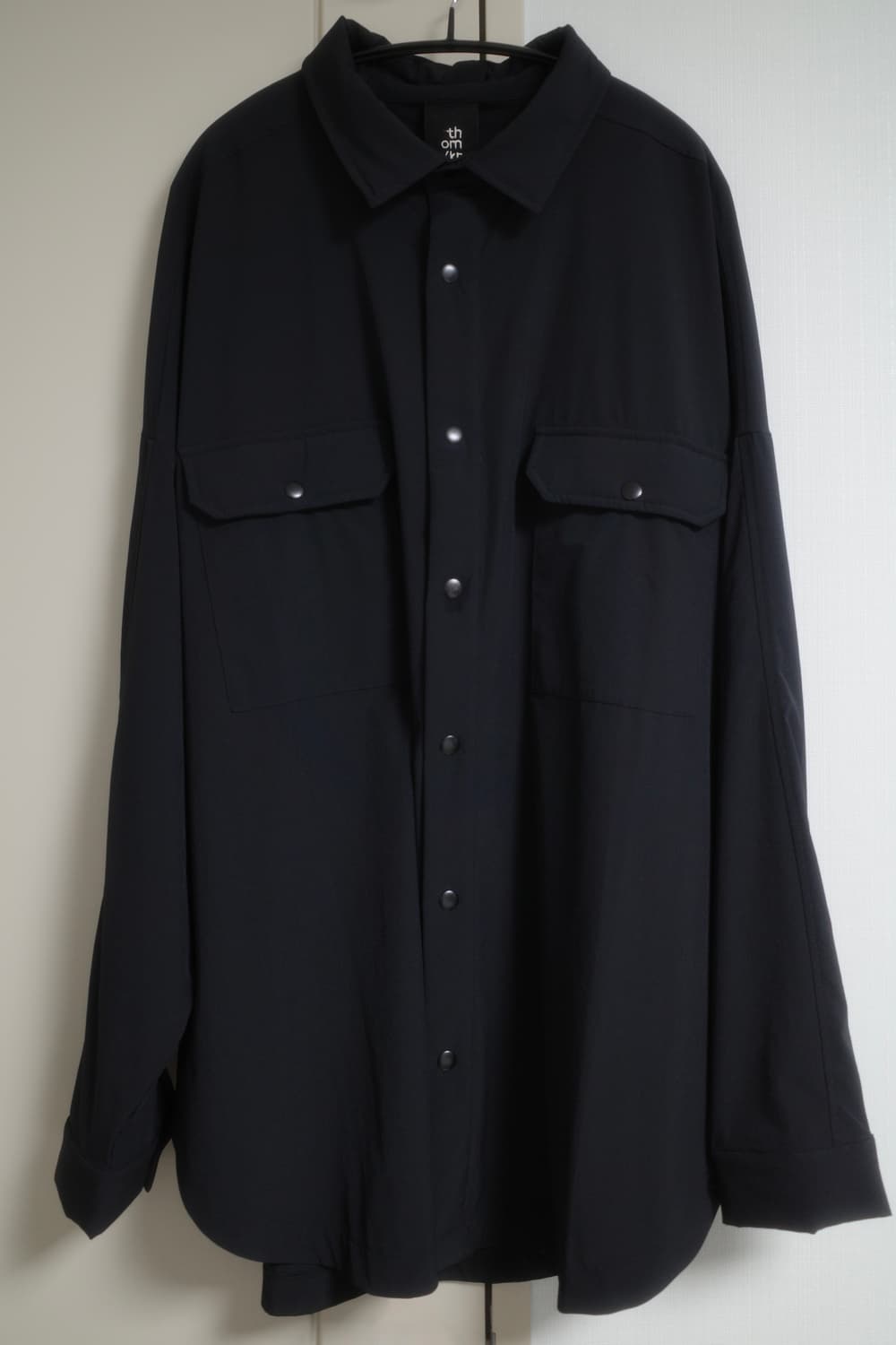 THOM/KROM  M SJ 634 (BLACK) 톰크롬 셔츠 상품이미지2