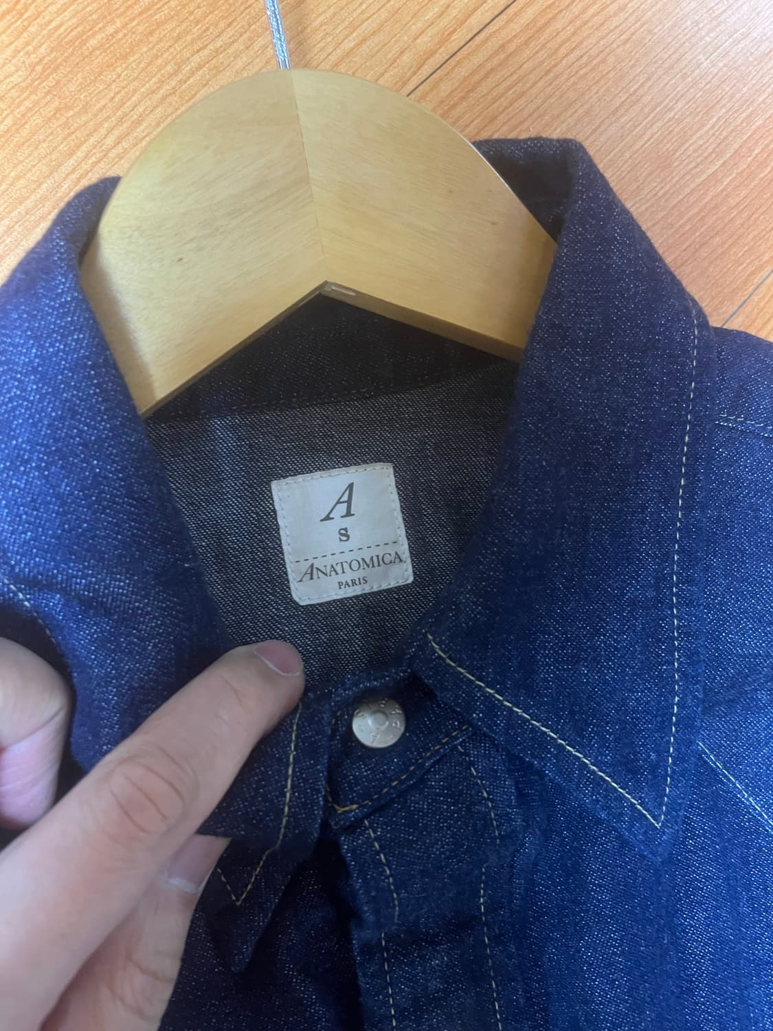 Anatomica denim shirts 아나토미카 웨스턴 데님 셔츠  상품이미지2