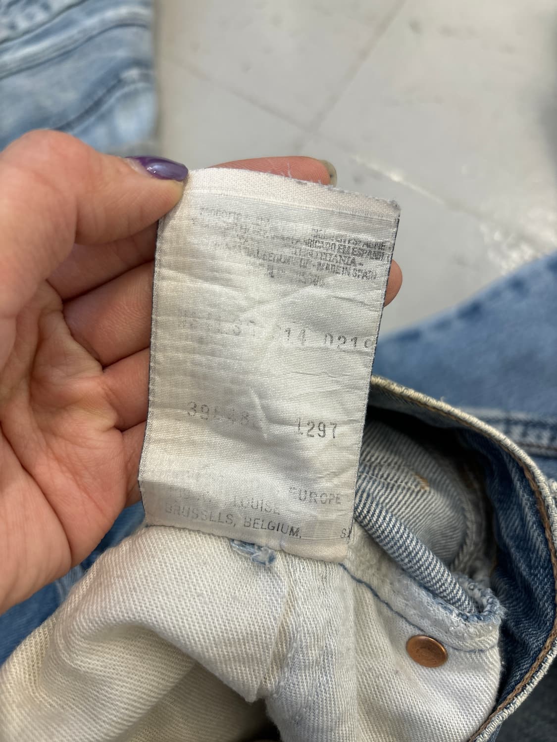 90‘s 리바이스 614 오렌지탭 상품이미지6