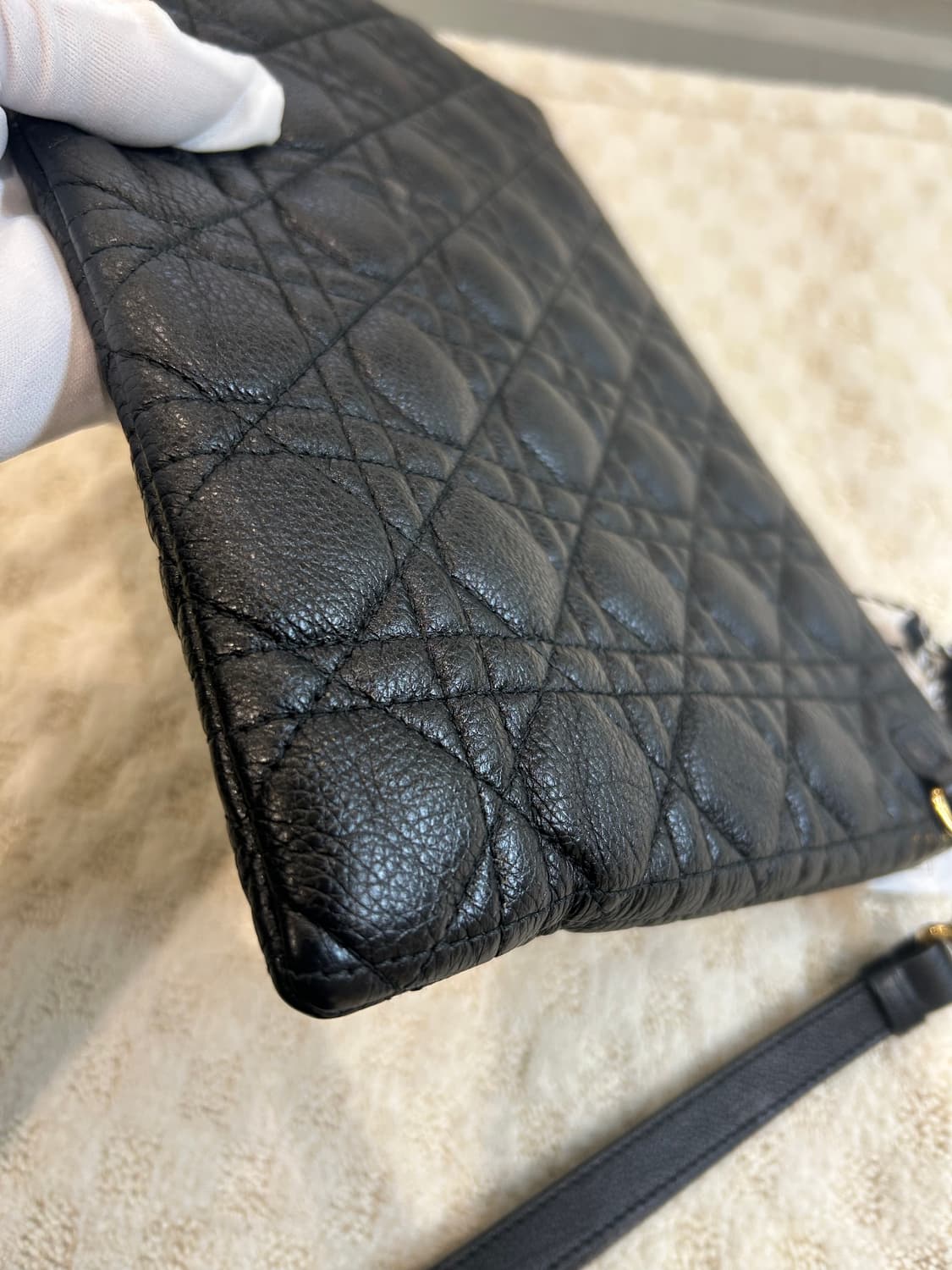 [정품/중고] 디올 까로 데일리 파우치 클러치 상품이미지4