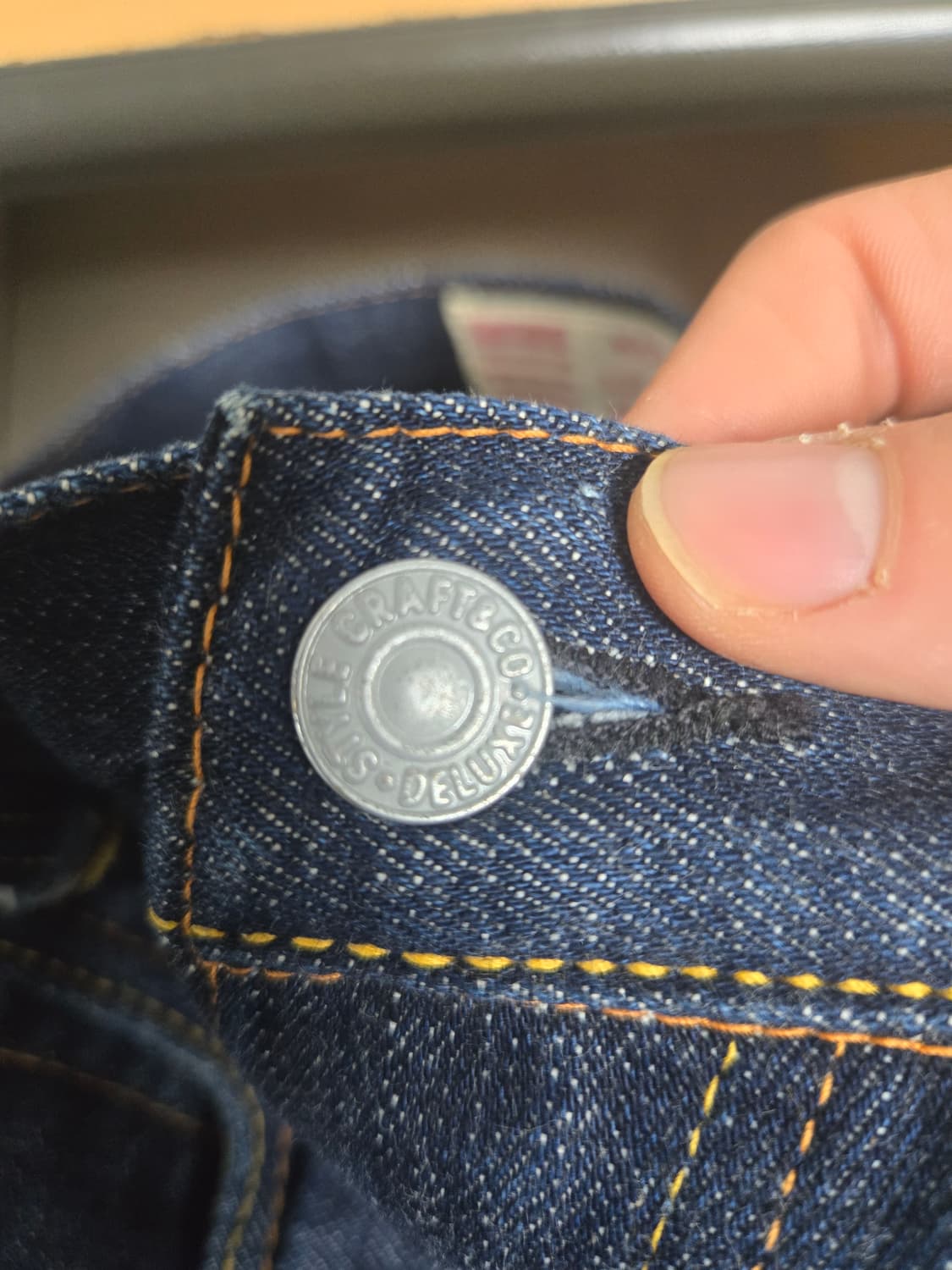 90후반~00초반 추정 에비수 No.2 lot2001 셀비지 데님 상품이미지5