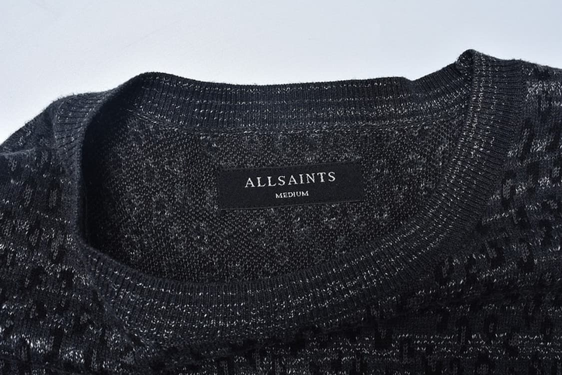 올세인츠 호피 패턴 라운드넥 니트 스웨터 N307 HP24022105 상품이미지6