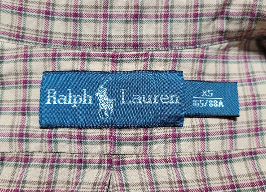 폴로 랄프로렌 여성 잔 체크 남방(XS) 상품이미지7