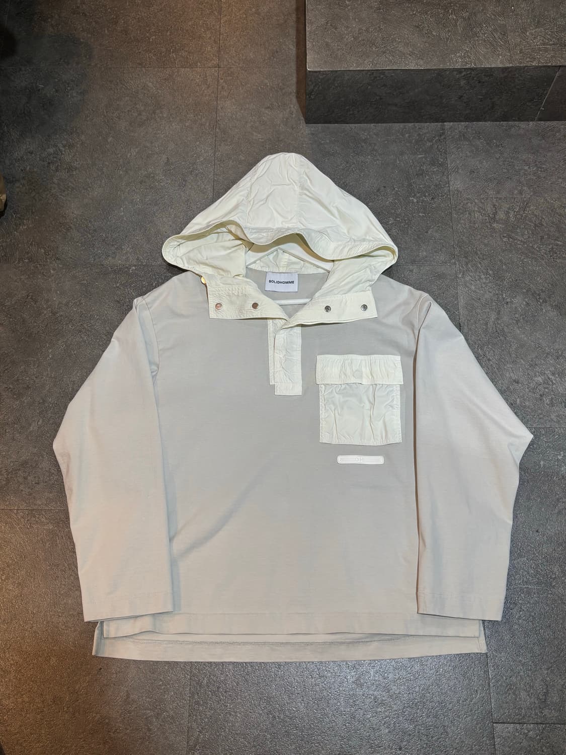 솔리드옴므 후드티셔츠 46사이즈 상품이미지2