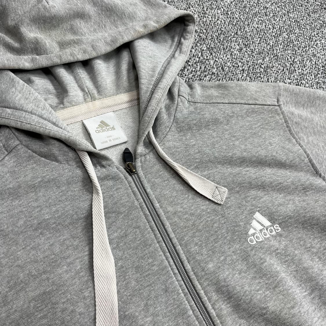 <아디다스 백 로고 후드 집업> No.1285 상품이미지7