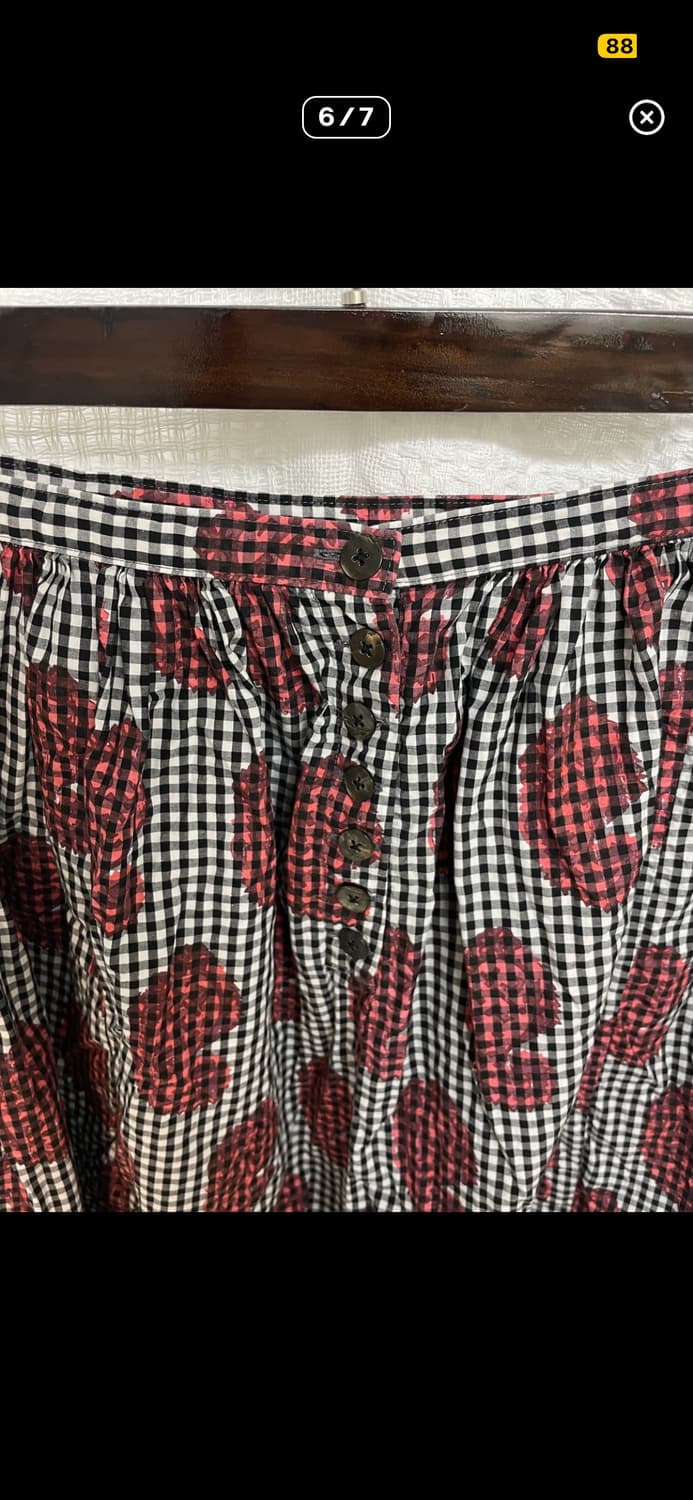 캐피탈 kapital 버튼 롱스커트 상품이미지5