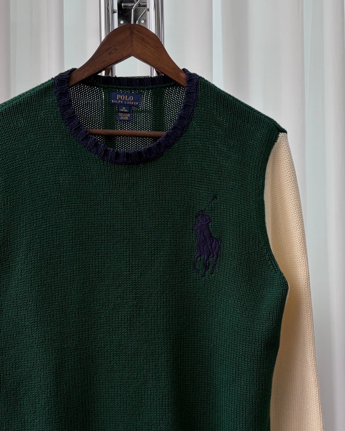 [M-L]폴로 랄프로렌 빅포니 치프키프 코튼 니트 상품이미지3