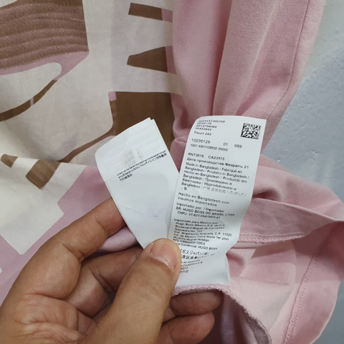 HUGO BOSS 휴고보스 라운드 반팔티(105) 상품이미지4