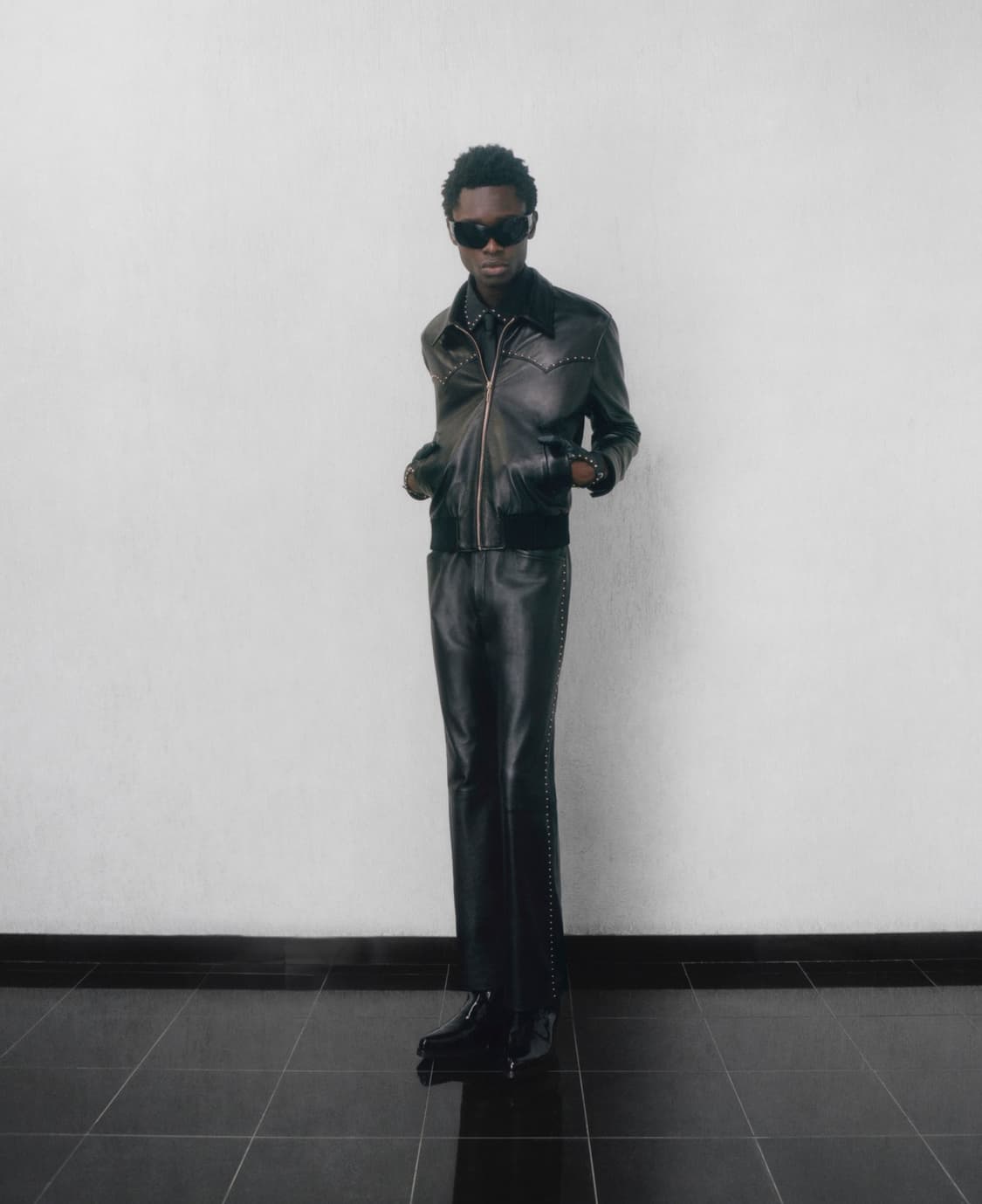 [BTS 뷔님 착용] ernest w baker 24AW 레더 자켓 상품이미지1